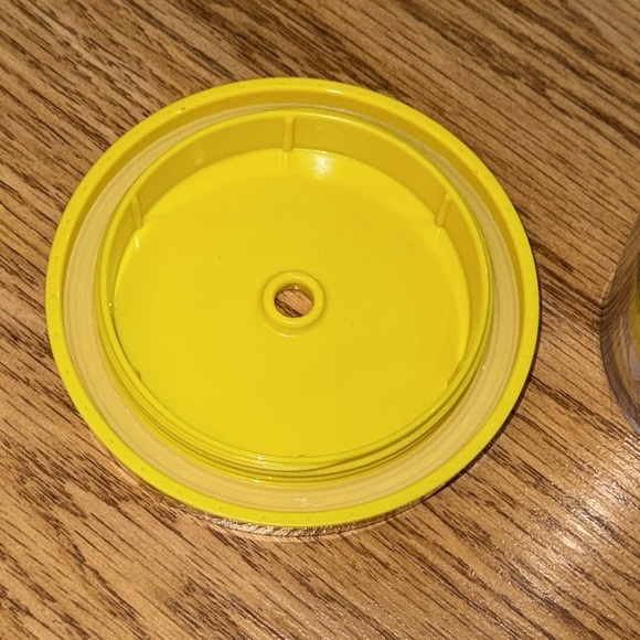 RARE! Starbucks Yellow Zebra Stripe Cold Cup Tumbler 24oz Venti NO STRAW w LID - Picture 8 of 12